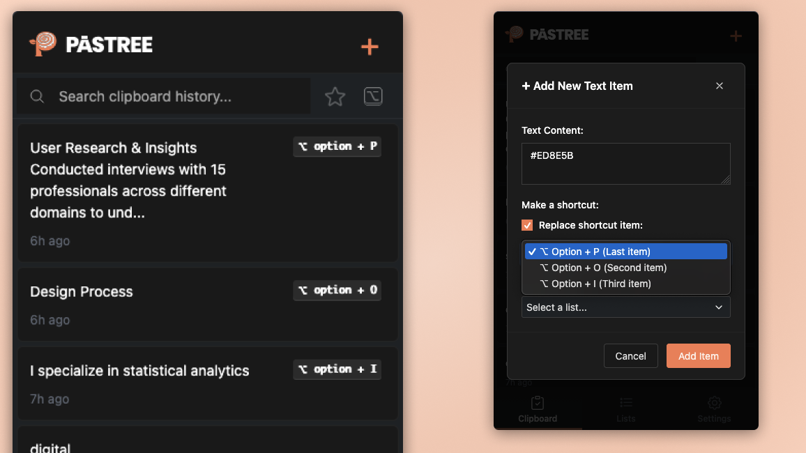 Keyboard-First Paste System - Figure 1